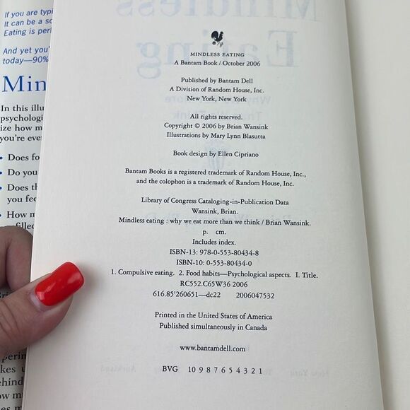 Mindless Eating: Why We Eat More Than We Think by Brian Wansink - Picture 3 of 6